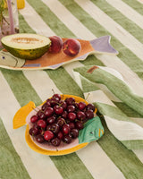 LINEN TABLECLOTH STANDARD | Moss Stripe
