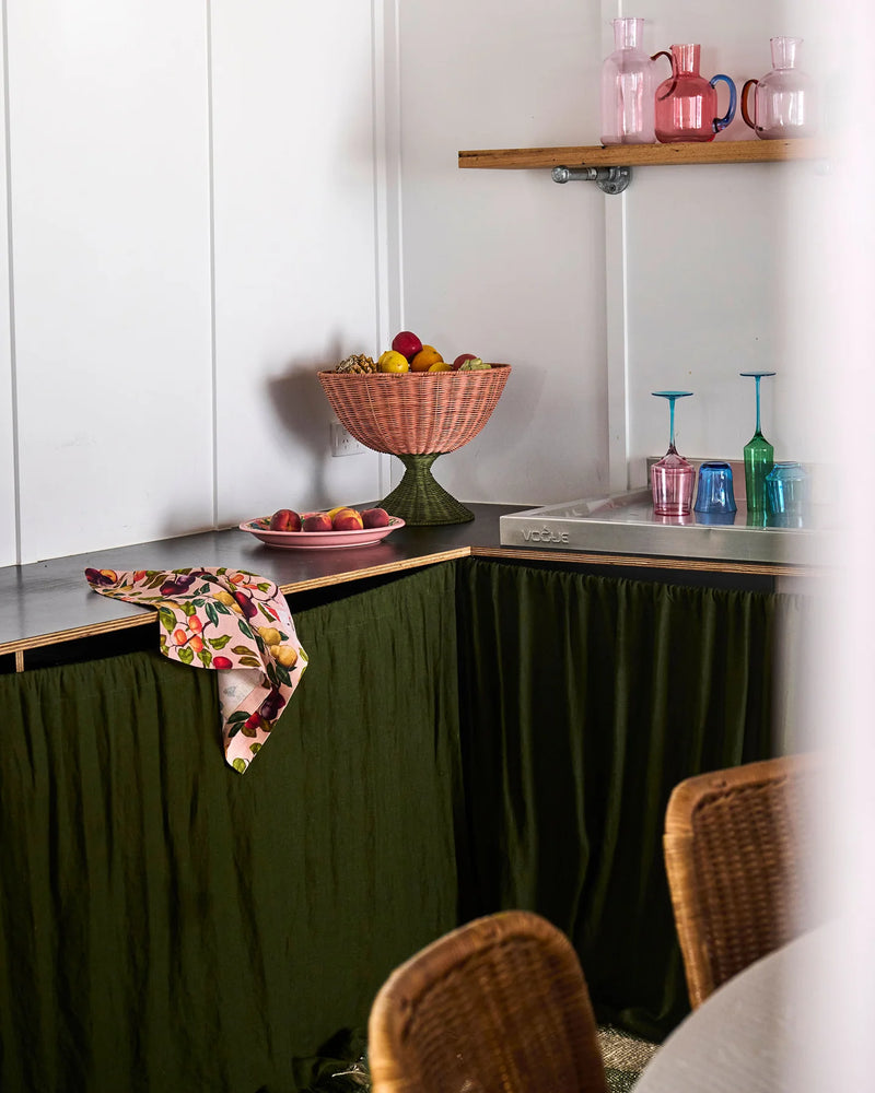 RATTAN FRUIT BOWL STAND | Portofino