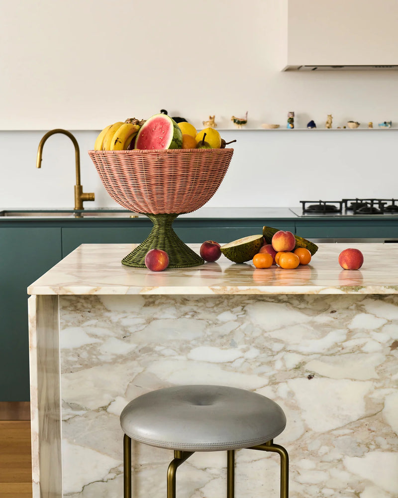 RATTAN FRUIT BOWL STAND | Portofino