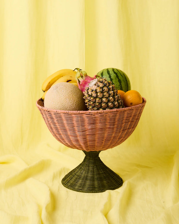 RATTAN FRUIT BOWL STAND | Portofino