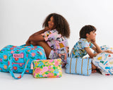 QUILTED COTTON TOILETRY PURSE | Como Stripe