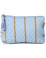 QUILTED COTTON TOILETRY PURSE | Como Stripe