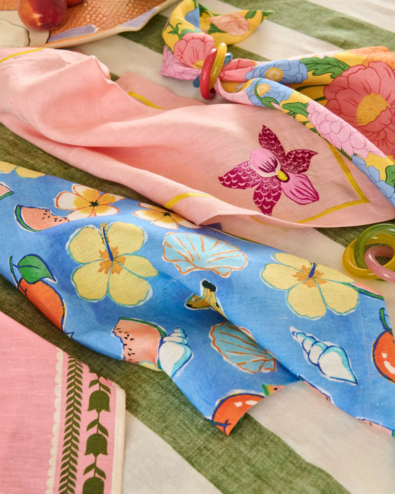 EMBROIDERED NAPKIN 4P SET | Wild Flower