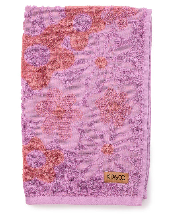 HAND TOWEL in Peach Fleur from the amazing range of Kip & Co