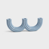 CANDLE HOLDER | Churros Light Blue