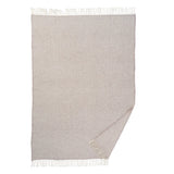 KLIPPAN ZIGZAG WOOL BLANKET | Greige