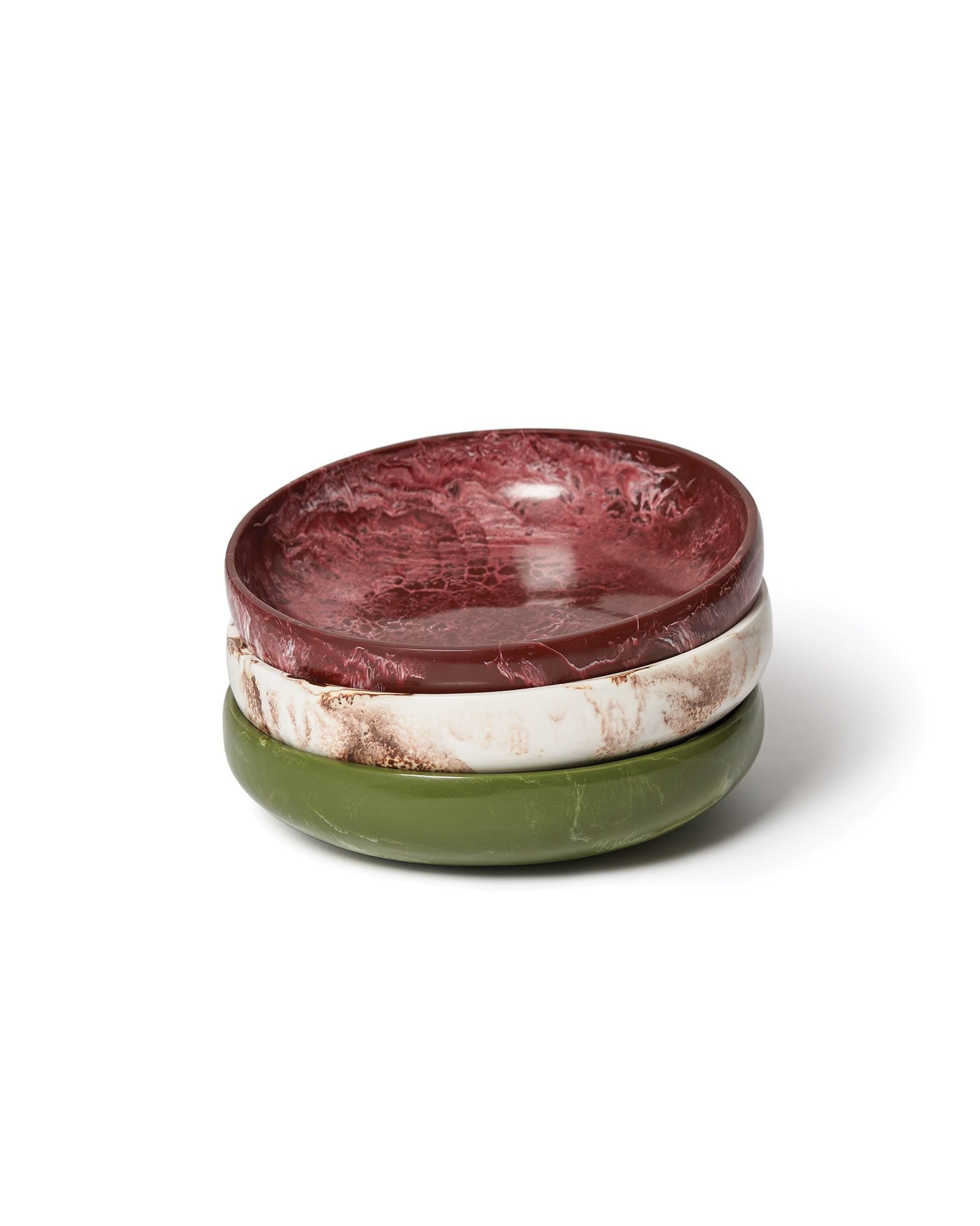 MEDIUM RESIN BOWL in Ochre by Lightly