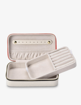 LONG JEWELLERY CASE in Chalk by Elms + King