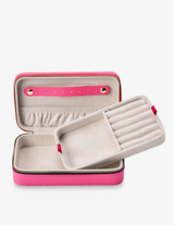 LONG JEWELLERY CASE in Fuchsia by Elms + King