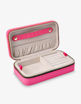 LONG JEWELLERY CASE in Fuchsia by Elms + King