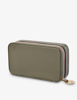 LONG JEWELLERY CASE in Khaki by Elms + King