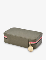 LONG JEWELLERY CASE in Khaki by Elms + King