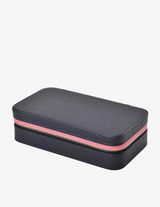 LONG JEWELLERY CASE in Navy by Elms + King