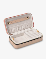 LONG JEWELLERY CASE in Neutral Peble by Elms + King