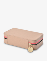 LONG JEWELLERY CASE in Neutral Peble by Elms + King