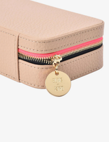 LONG JEWELLERY CASE in Neutral Peble by Elms + King