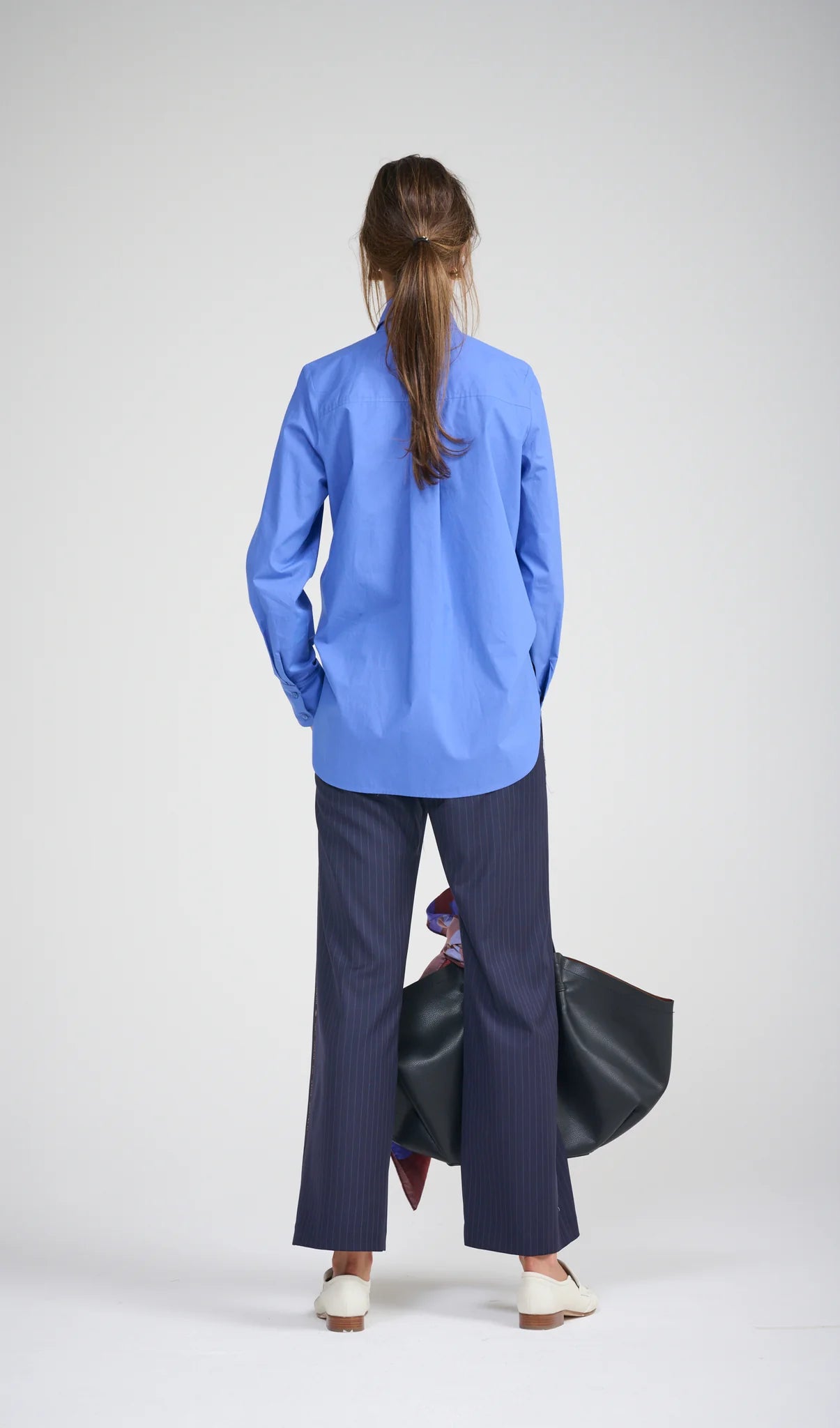 *Pre-Order* LA MAISON STRIPE TROUSER | Navy - Darling & Domain
