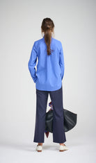 *Pre-Order* LA MAISON STRIPE TROUSER | Navy - Darling & Domain