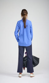 *Pre-Order* LA MAISON STRIPE TROUSER | Navy - Darling & Domain
