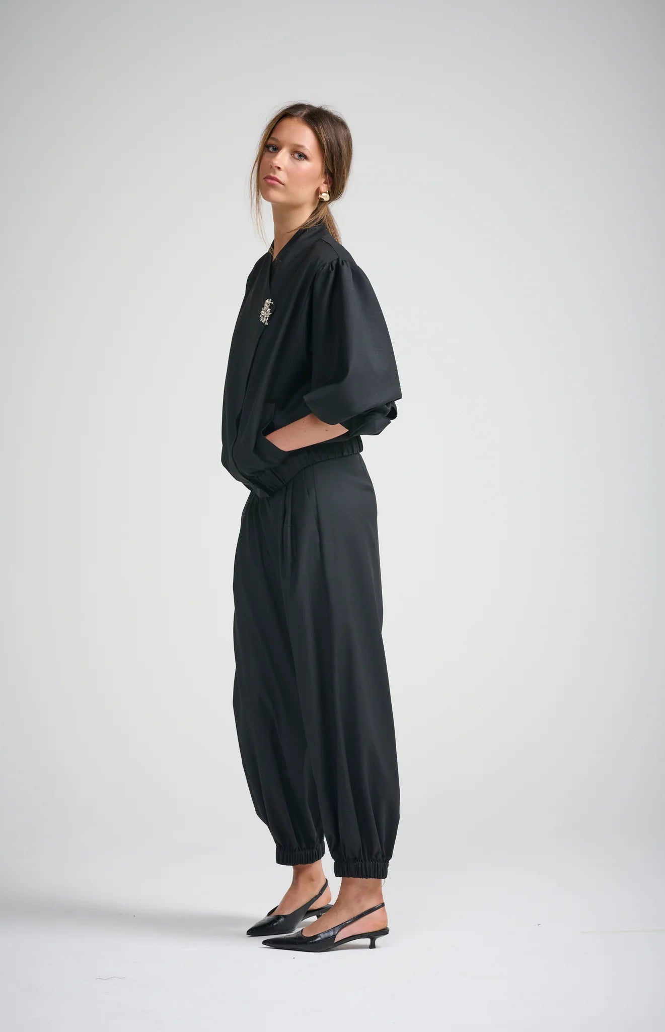 *Pre-Order* L'ATELIER PANT | Black - Darling & Domain