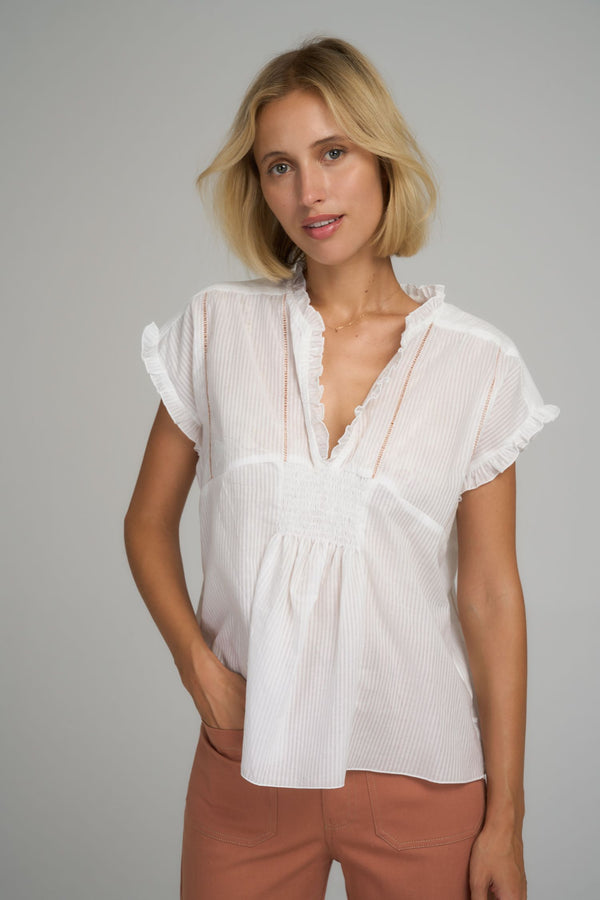 PALKA TRIM TOP | Ivory