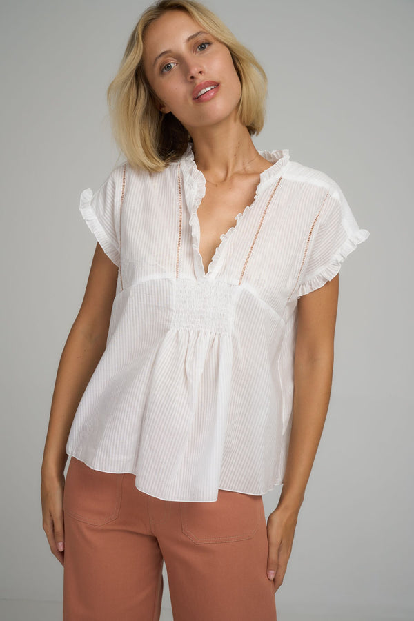 PALKA TRIM TOP | Ivory