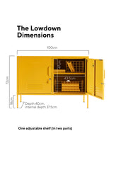 The Lowdown Locker in Mustard by MUSTARD MADE