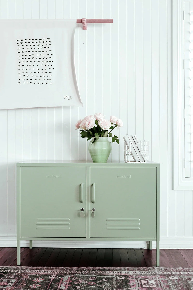 The Lowdown Locker in Sage by MUSTARD MADE