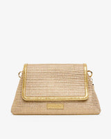 LUGANO CROSSBODY BAG in Gold Weave by Elms and King