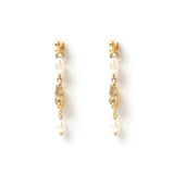 MIMI PEARL AND GOLD EARRINGS by Arms of Eve