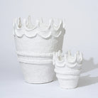 COTTON MACHE CROWN VESSEL SMALL in Moonlight from Marmoset Found