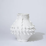 COTTON MACHE SEAPOD VESSEL | Moonlight