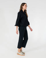 MAYOR BOMBER JACKET in Black by Elms and King