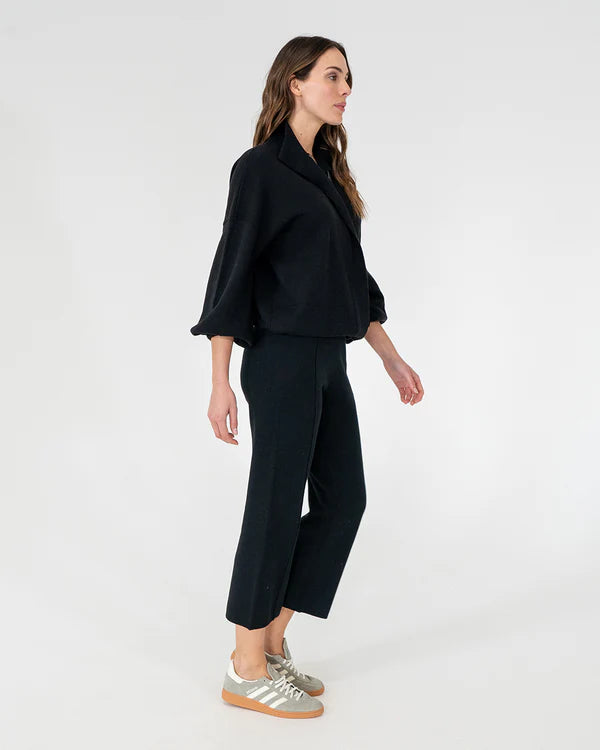 MAYOR BOMBER JACKET in Black by Elms and King