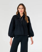 MAYOR BOMBER JACKET in Black by Elms and King