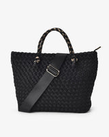 MICHIGAN TOTE | Black Neo Plait