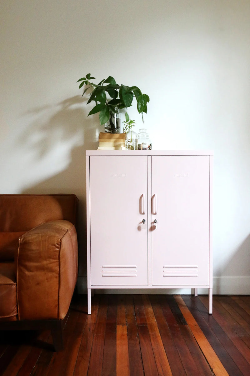 The Midi Locker in Blush by MUSTARD MADE