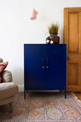 The Midi Locker in Navy by MUSTARD MADE