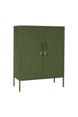 The Midi Locker in Olive by MUSTARD MADE