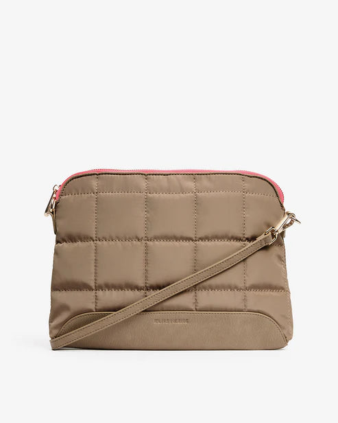 MINI SOHO CROSSBODY BAG in Taupe by Elms and King