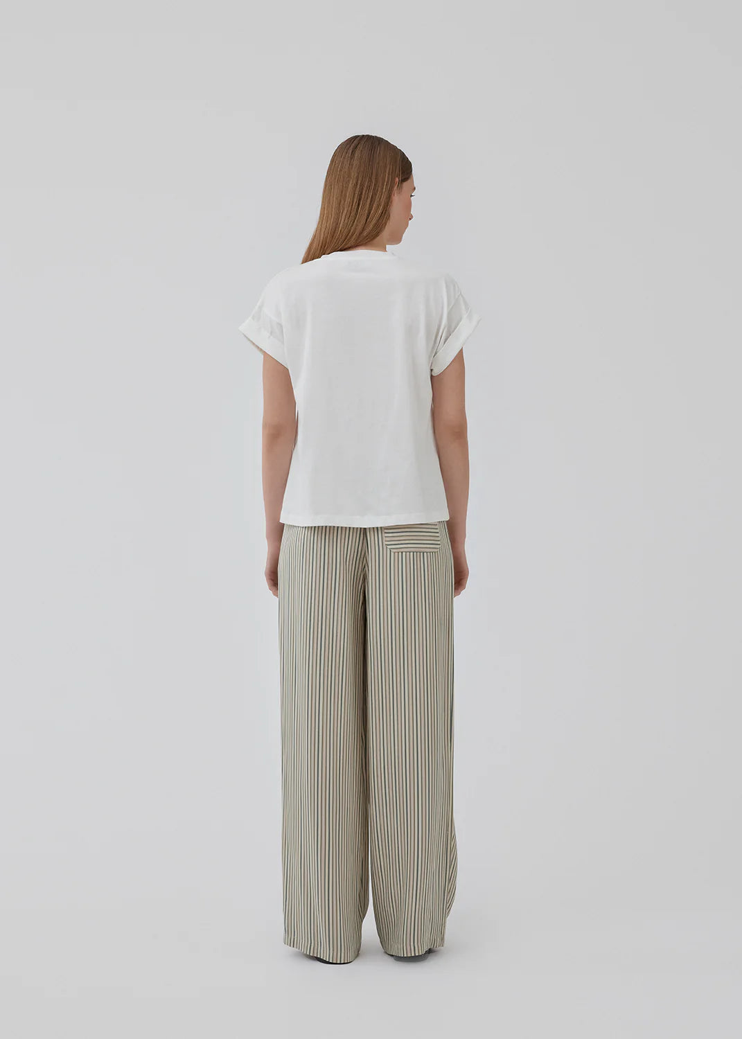 BRAZIL MD SHORT SLEEVE TEE in White by Modstrom