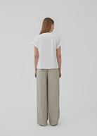BRAZIL MD SHORT SLEEVE TEE in White by Modstrom