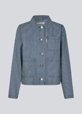 MAGDALENA JACKET in White Navy Stripe by Modstrom