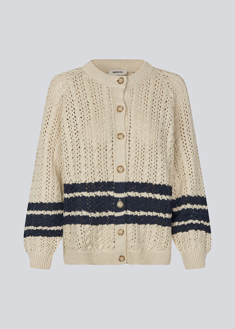 METTE CARDIGAN in Summer Sand by Modstrom