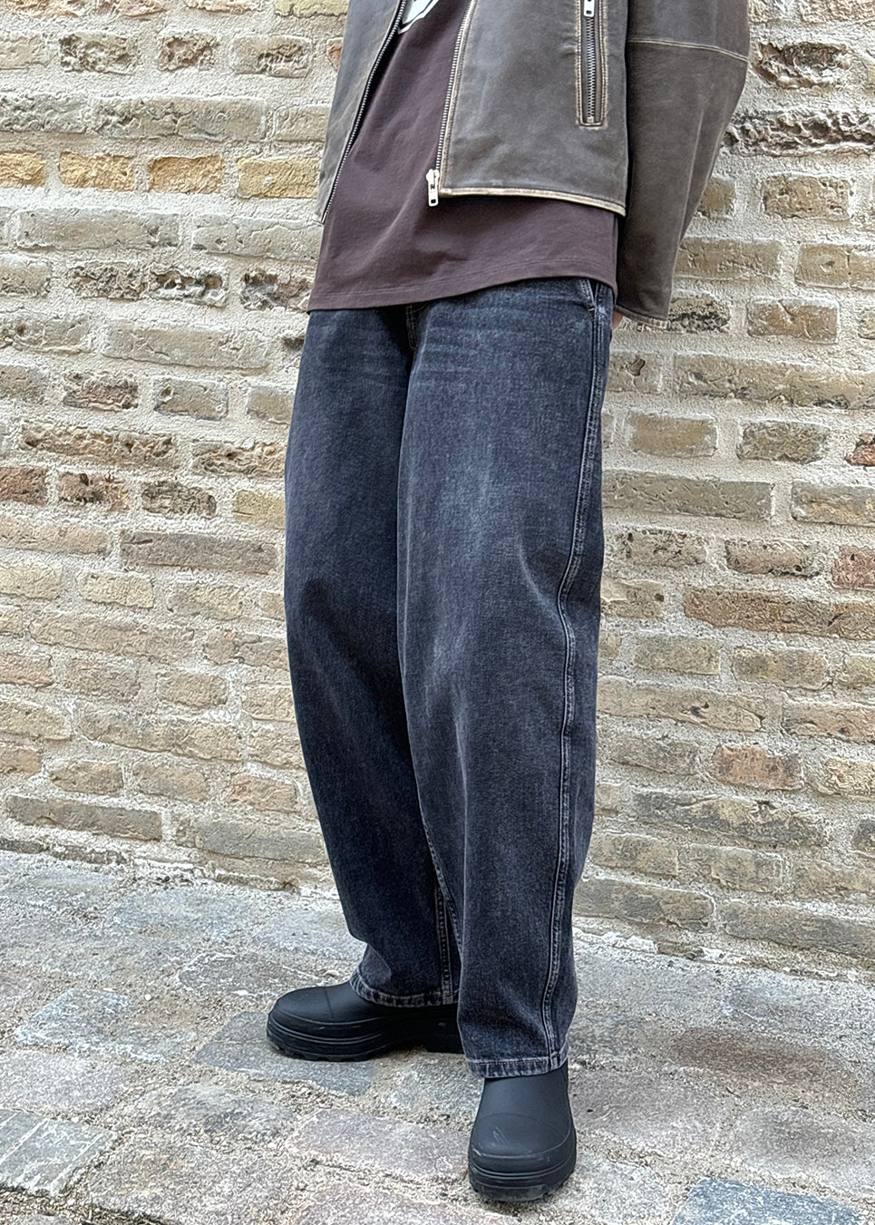 POPPY MD JEANS in Black Wash by Modstrom