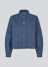 POSSY MD SHIRT in Medium Blue by Modstrom