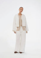 PRINCESS MD SHORT JACKET in Vanilla Cream by Modstrom