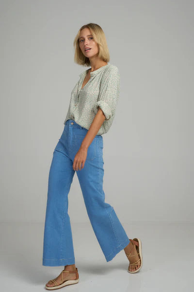 Lilya MOLLY DENIM JEAN in Milky Blue