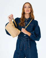 MONTY BAG in Gold Weave by Elms and King