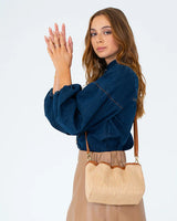 MONTY BAG in Tan Weave by Elms and King